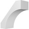 Ekena Millwork 5 1/2-in. W x 12-in. D x 12-in. H Westlake Architectural Grade PVC Knee Brace BRCP055X12X12WTL - alternate 1